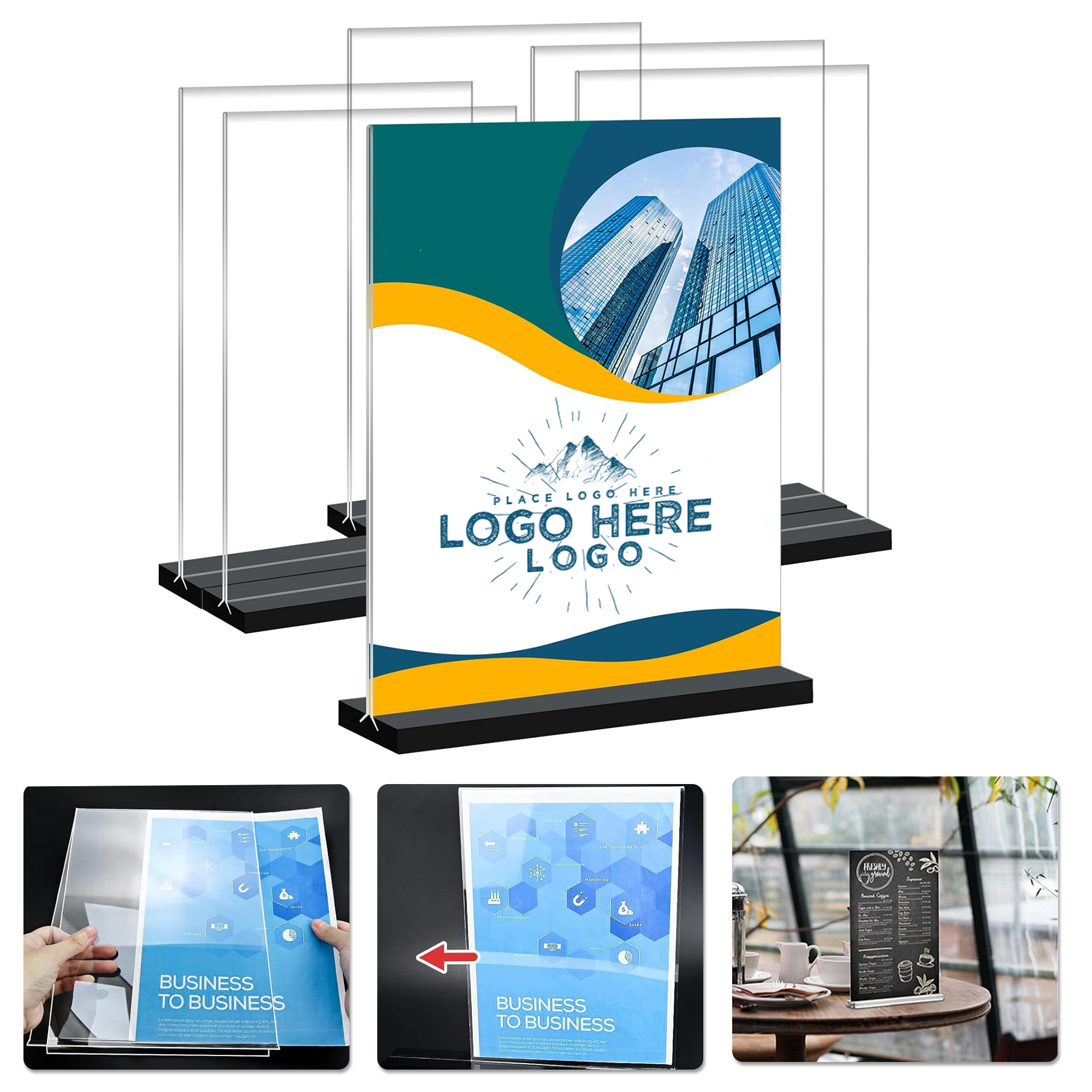 Acrylic Sign Holder 7.1 x 5.2 2