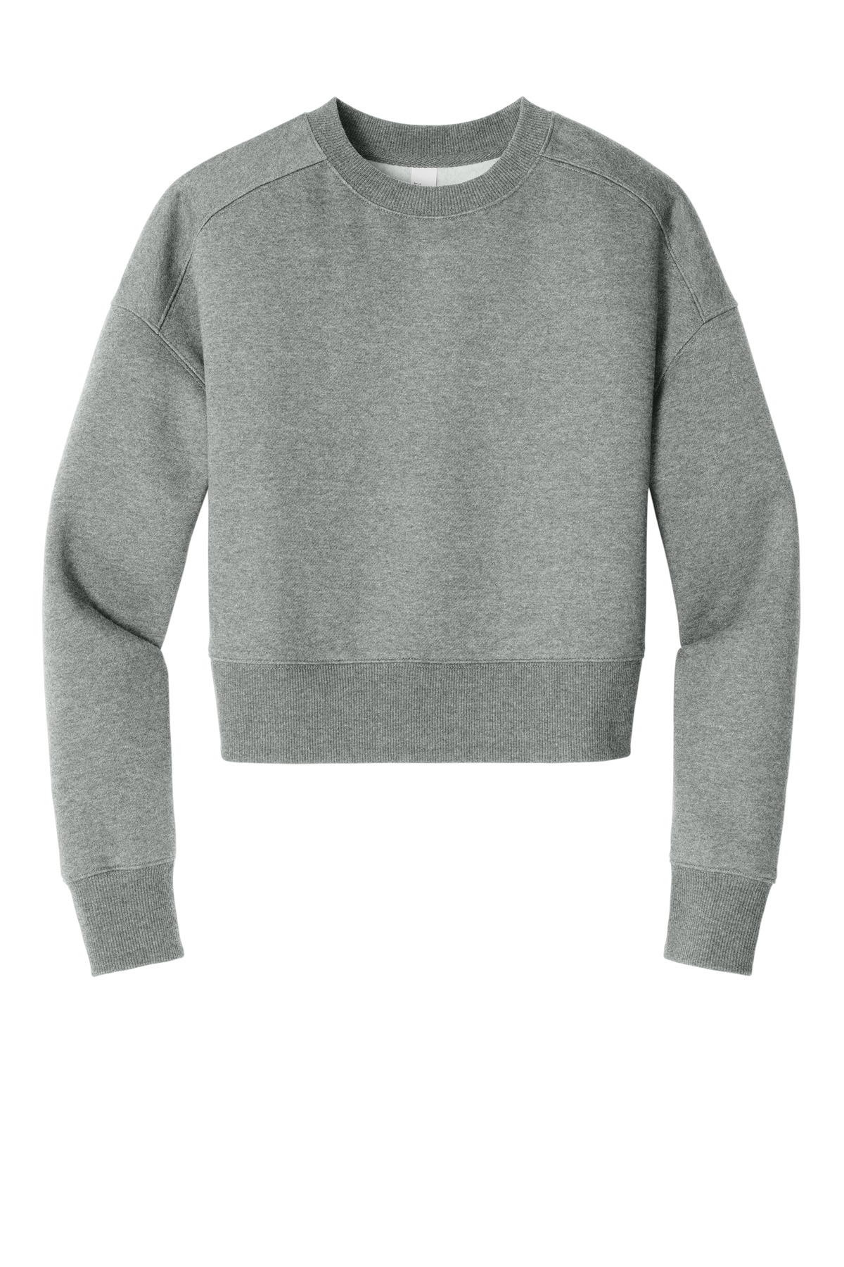 District Women's Perfect Weight Fleece Cropped Crew DT1105 59