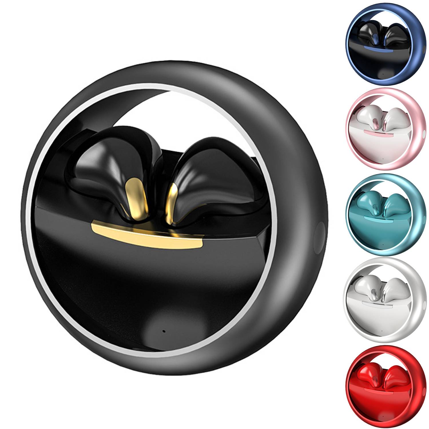 360 Degree Rotating Wireless Bluetooth Earbuds 8