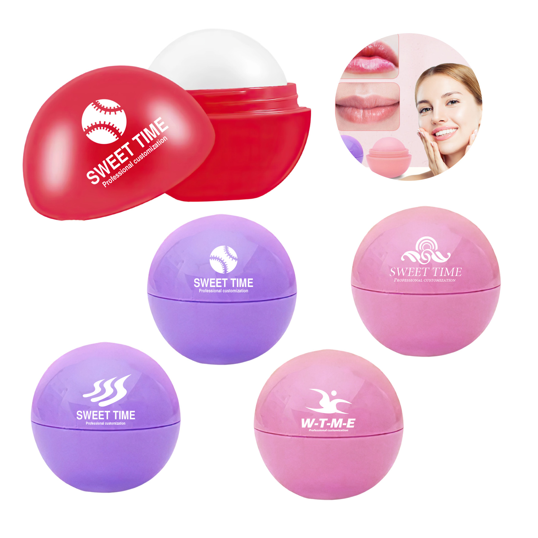 Round Ball Lip Balm 5