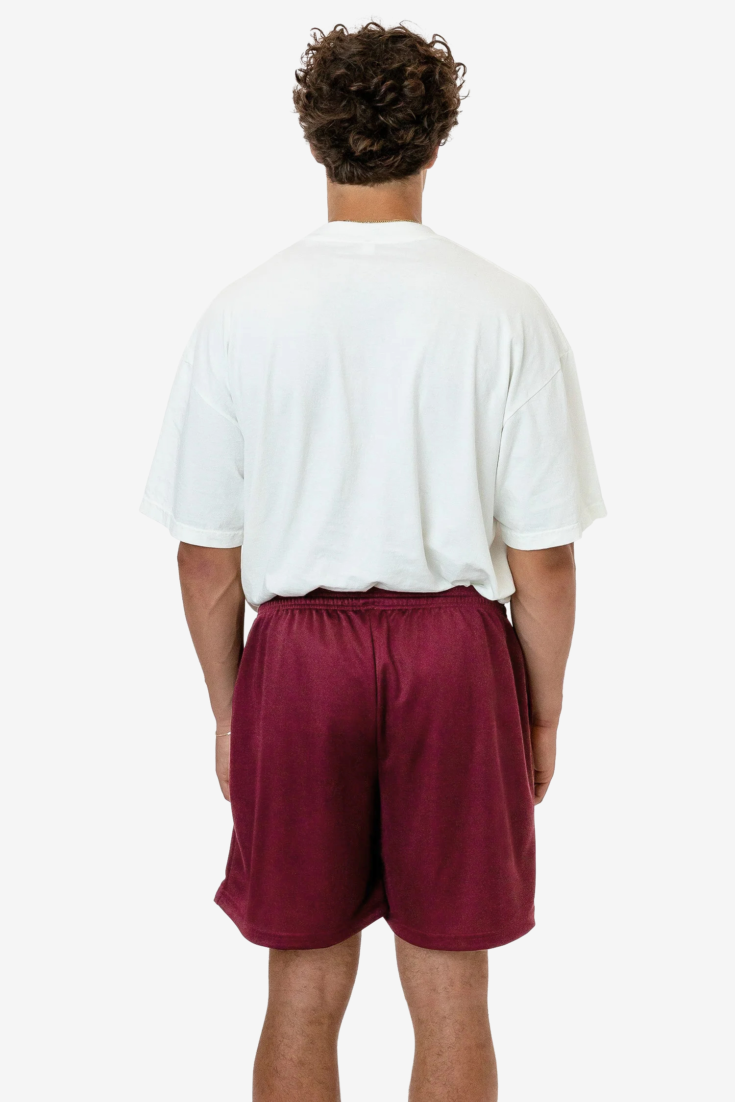 POLY PIQUE MESH MID-LENGTH SHORTS 4