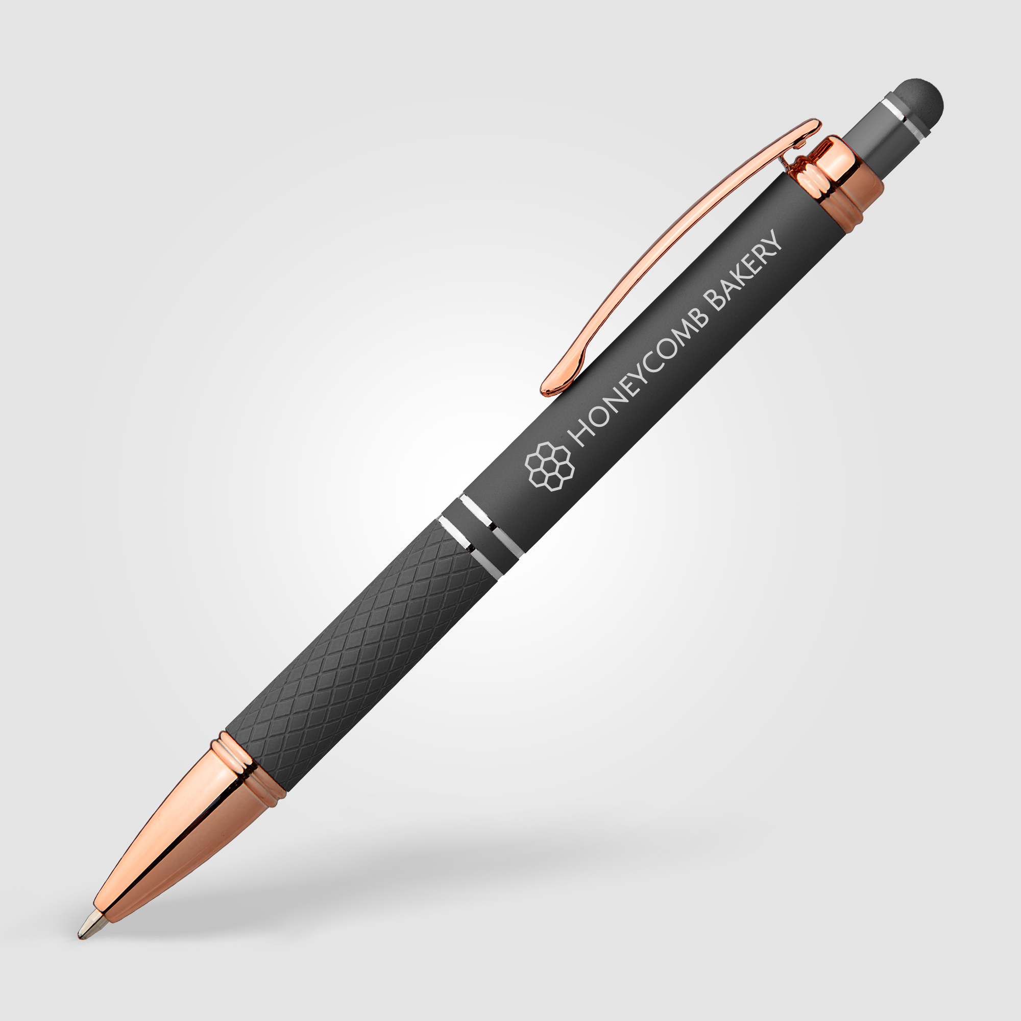 Phoenix Softy Rose Gold Metallic Pen w/ Stylus 12