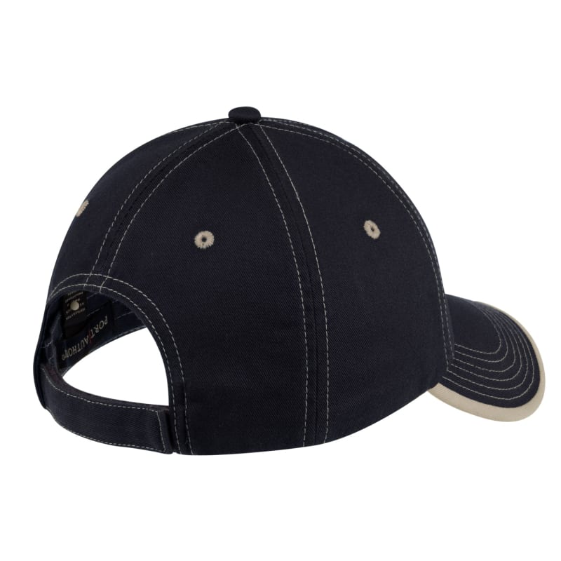 Port Authority Vintage Washed Contrast Stitch Cap. 3