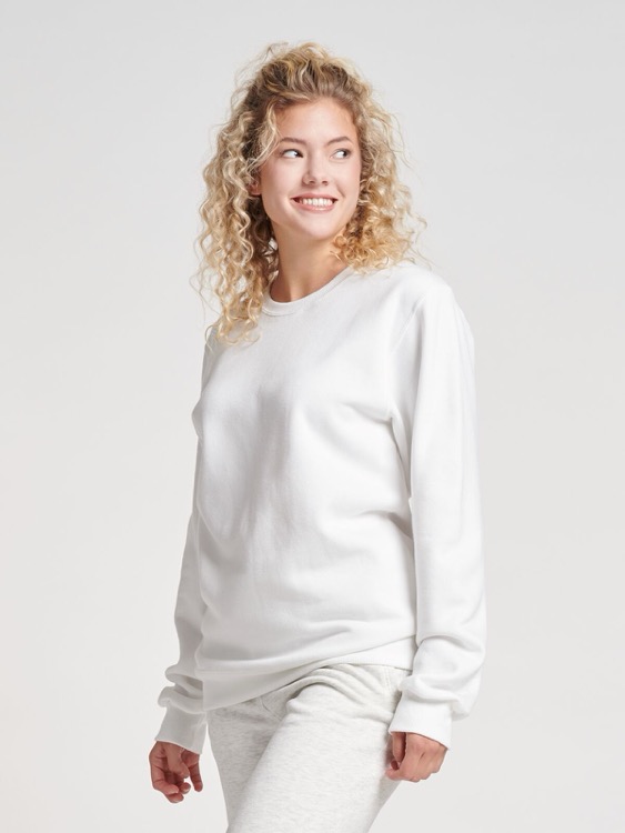 JERZEES ECO® Premium Blend Combed Ring-Spun Unisex Sweatshirt, custom hoodie or sweatshirt with logo imprint 4
