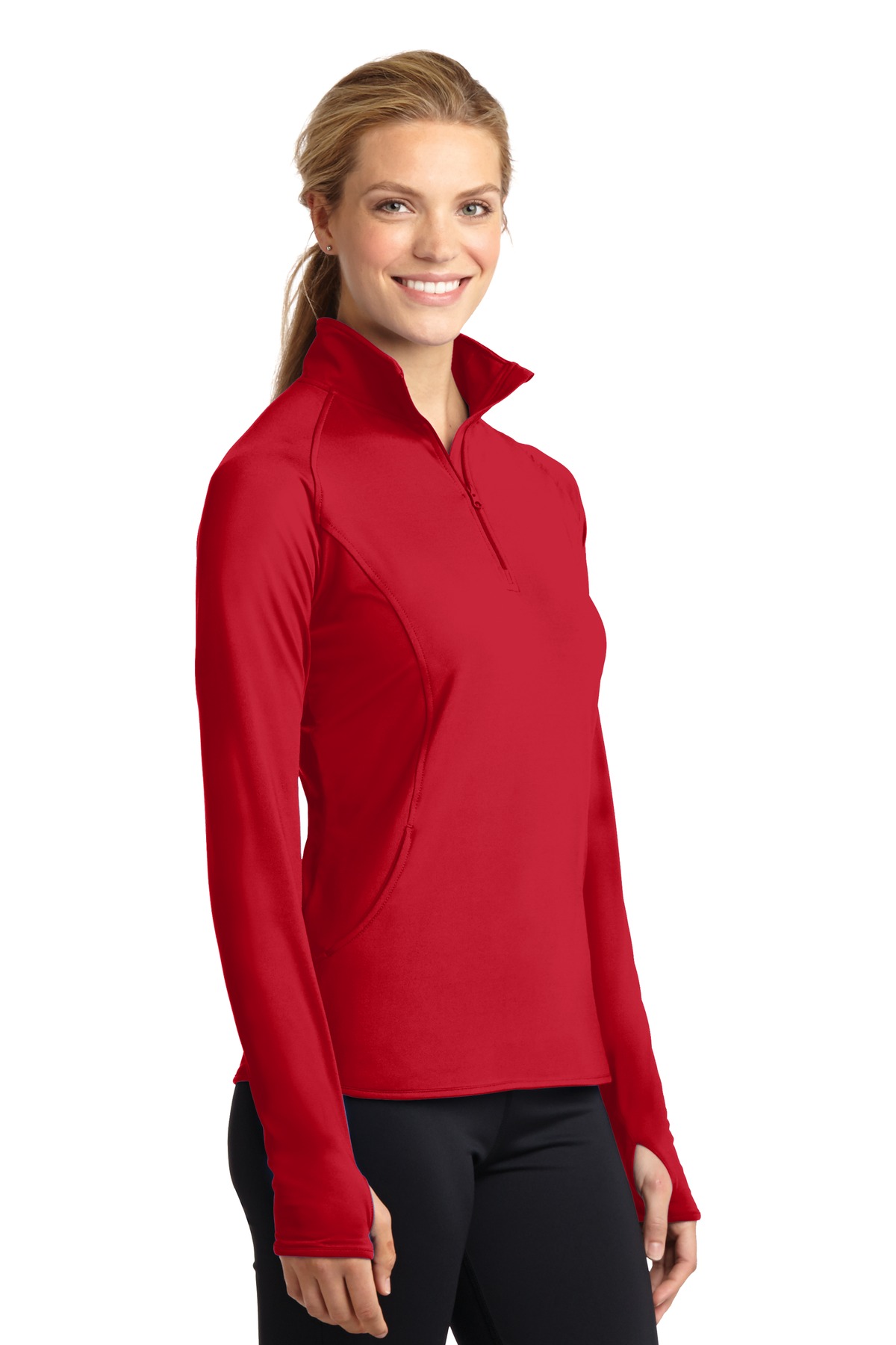 Sport-Tek® Women's Sport-Wick Stretch 1/4-Zip Pullover 38