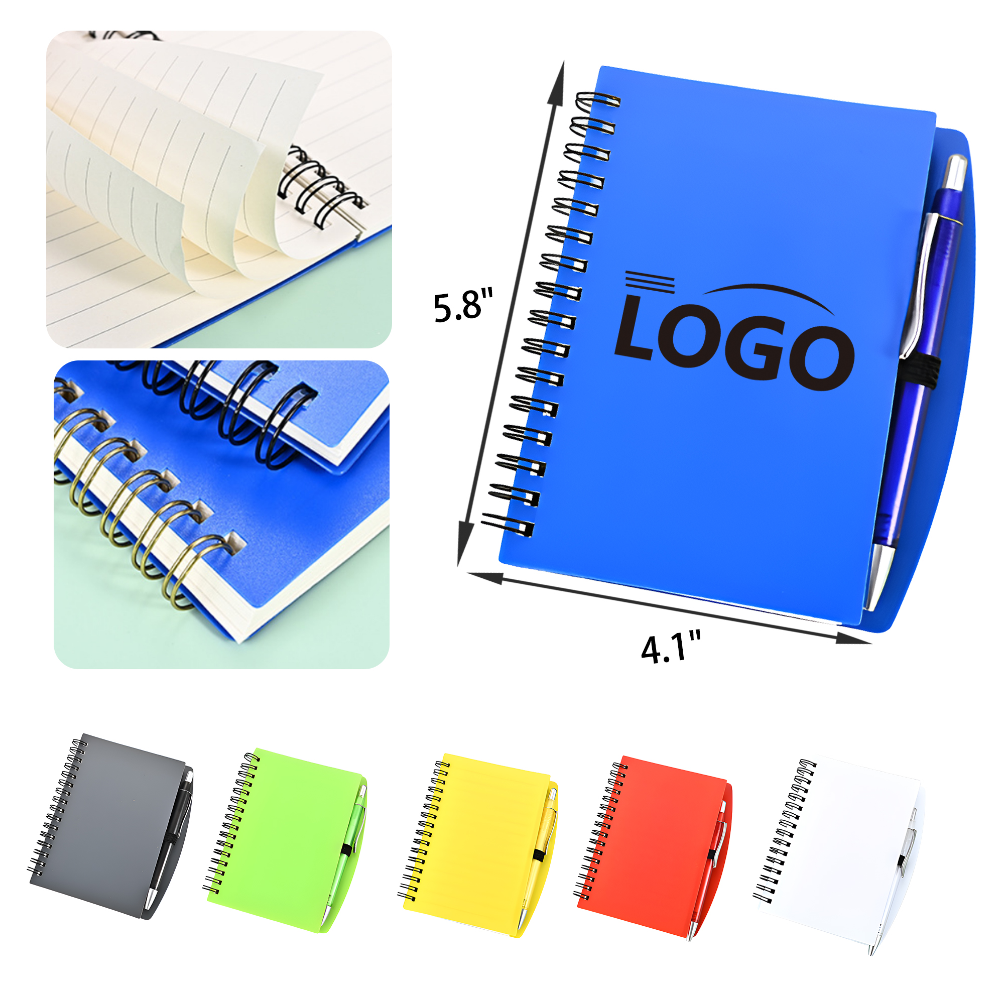 MOQ 50 PCS Durable A6 Coil Notebook 5