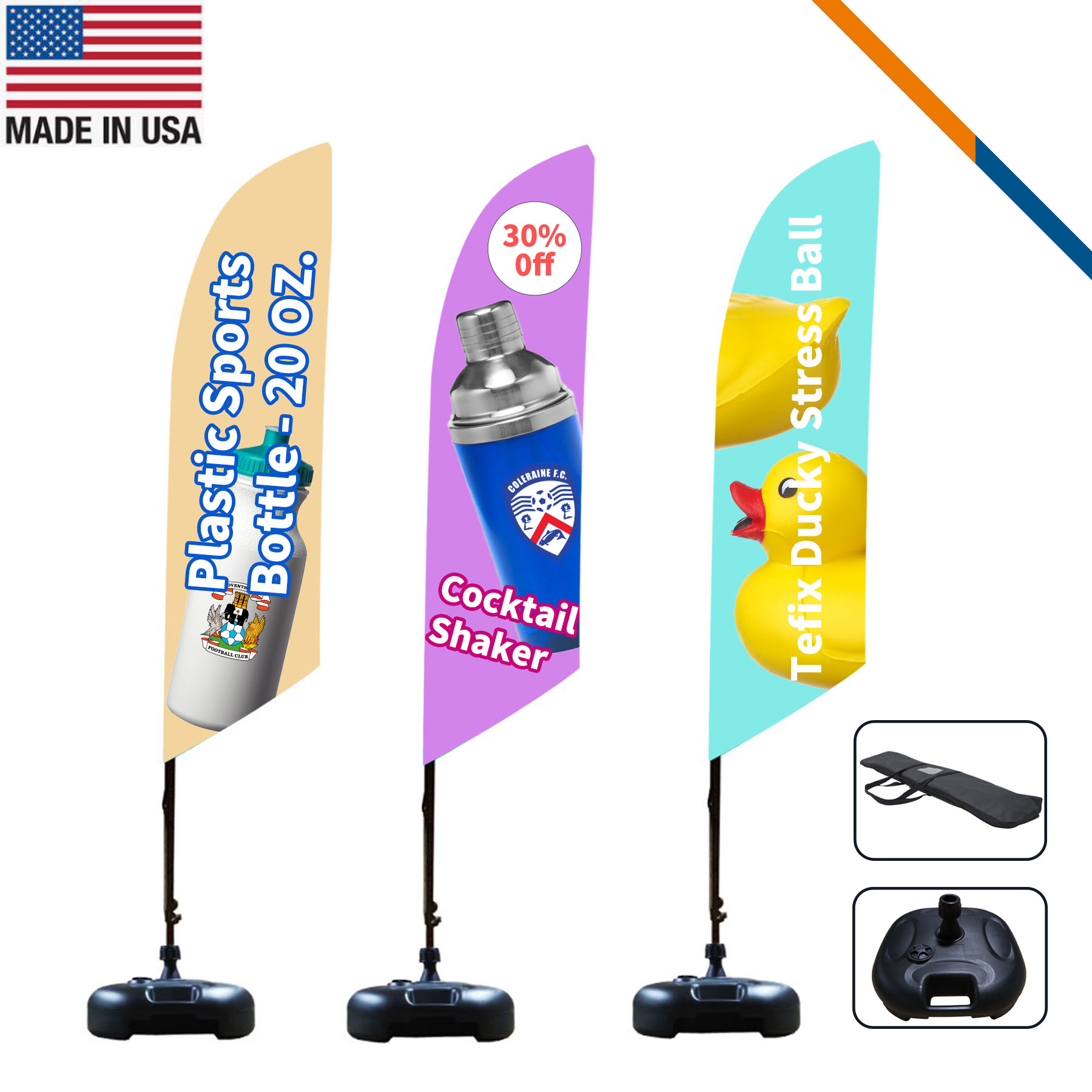 10' Azi Double-Sided Angle Flag 4