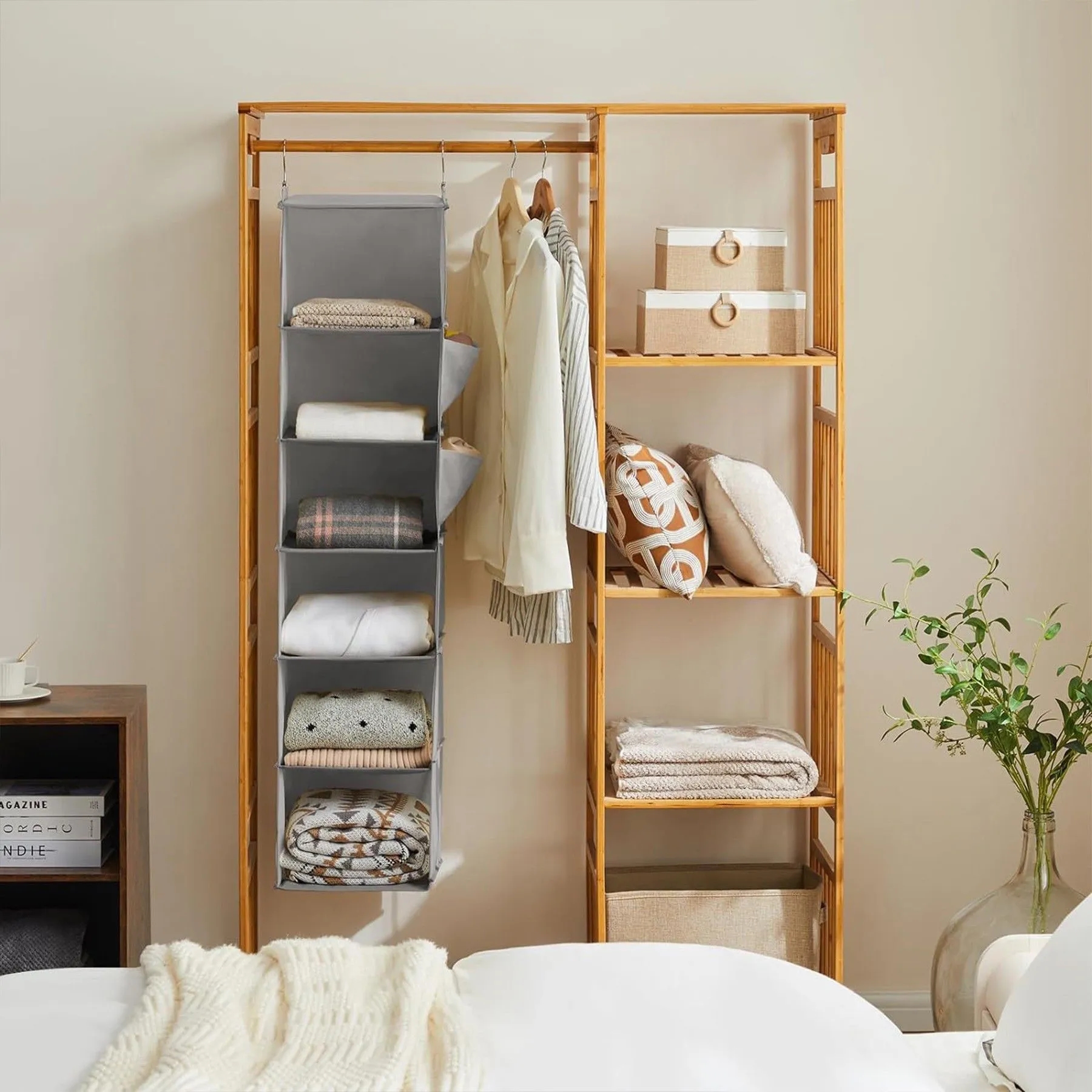 6-Shelf Hanging Closet Organizer 7