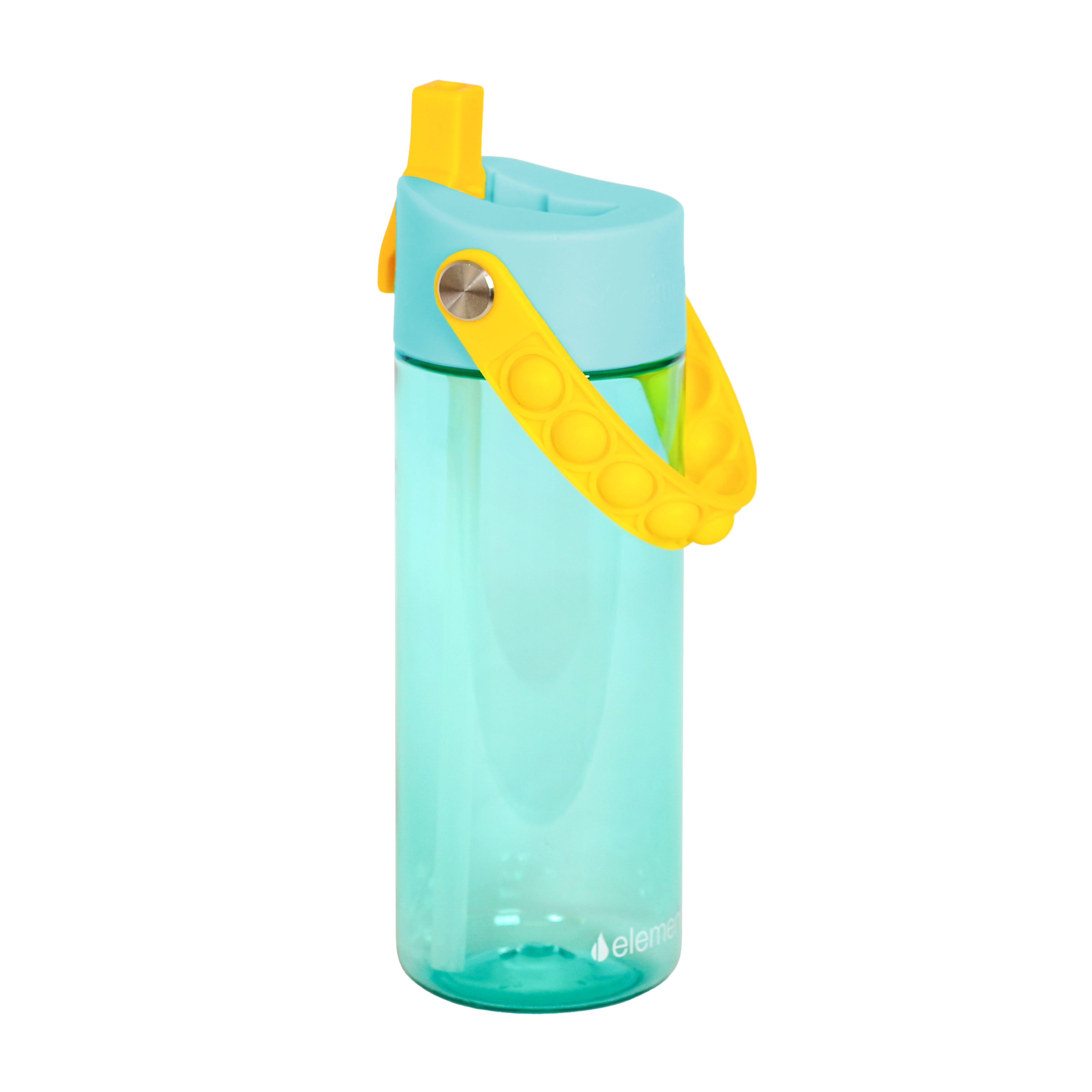 Elemental® Splash Pop Fidget 18oz Tritan Water Bottle - with Drinking Spout and Straw 11