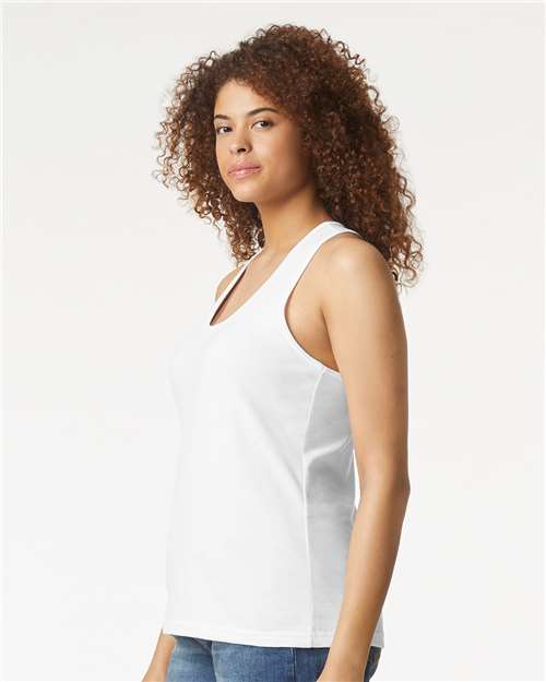 Women's Softstyle® CVC Racerback Tank Top - 64220LCVC 60