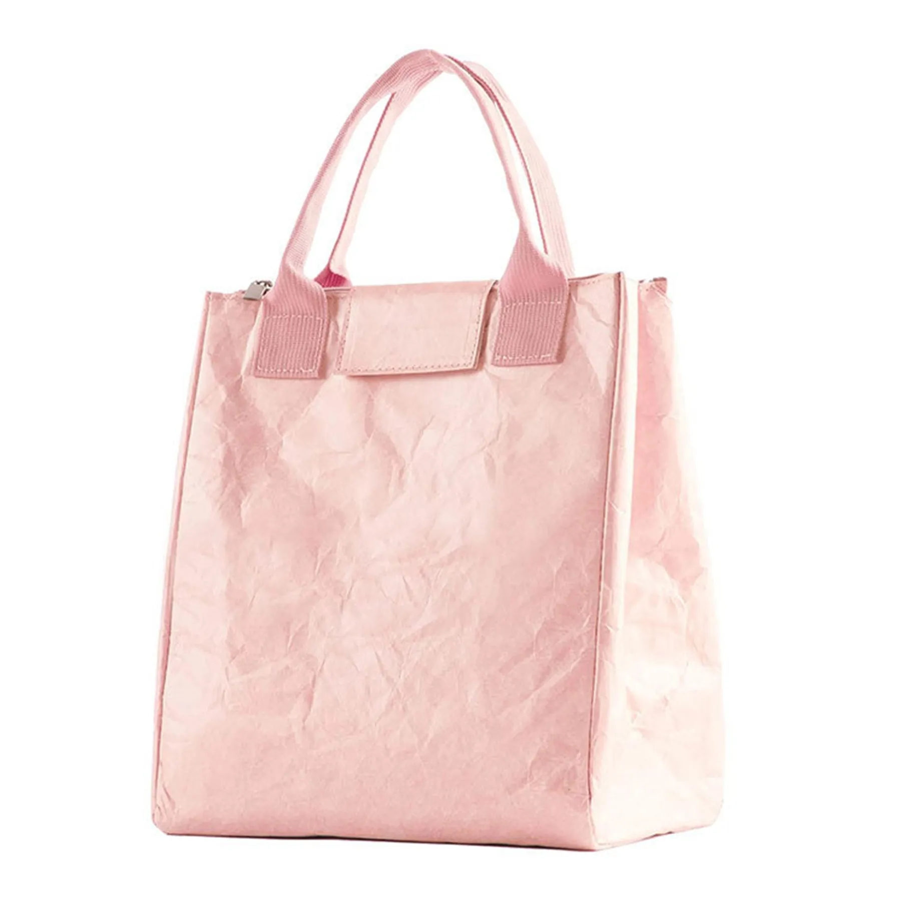 Paper Retro Waterproof Aluminum Foil Insulated Lunch Bag 5