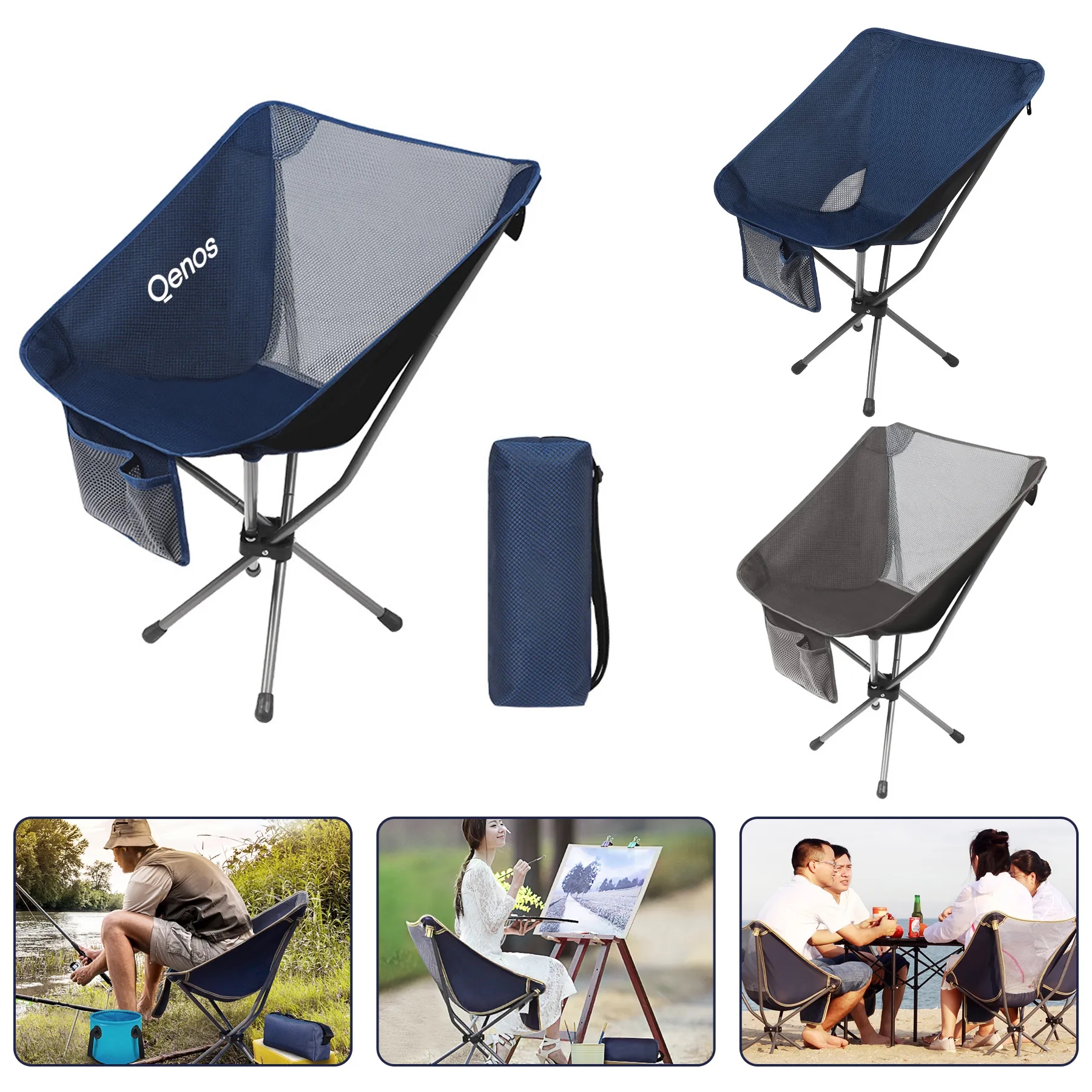 Folding Camping Portable Backpacking Beach Chair 1