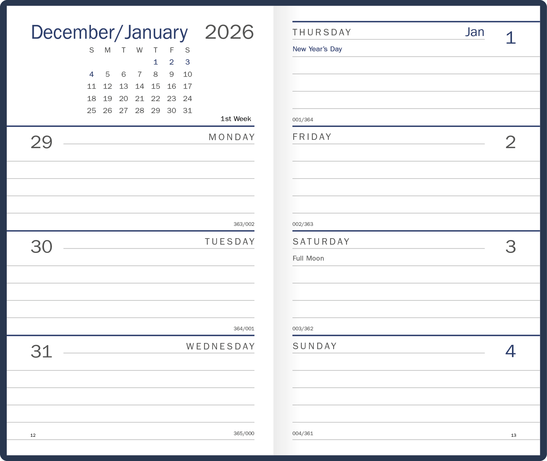Triumph® Calendars Standard Weekly Pocket Planner 23