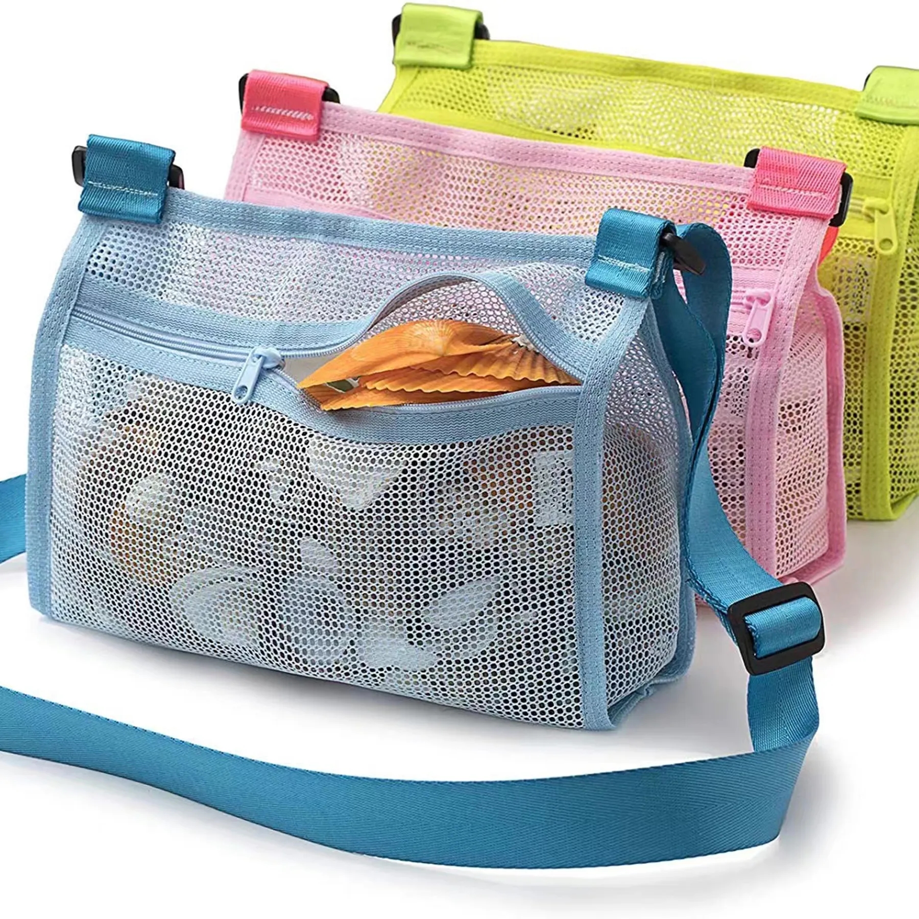 Shell Collecting Beach Bags Kids 2