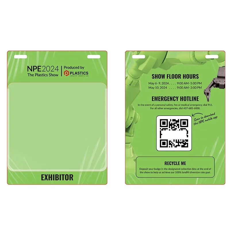 Eco On-site Plastic Event Pass 6