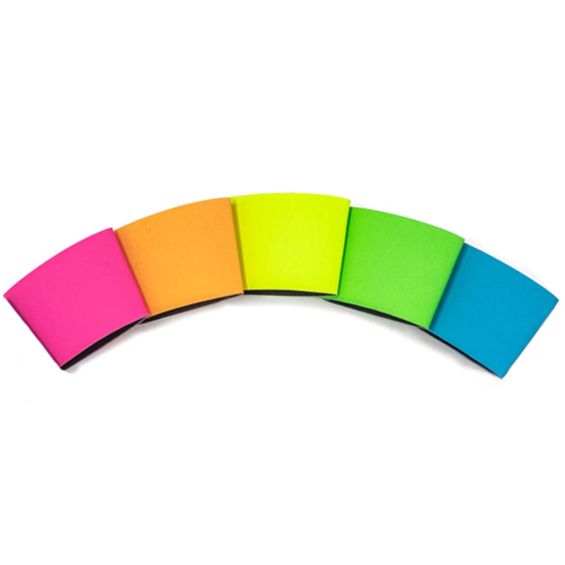 Fluorescent Neon Foam Collapsible Coffee Wraps 9