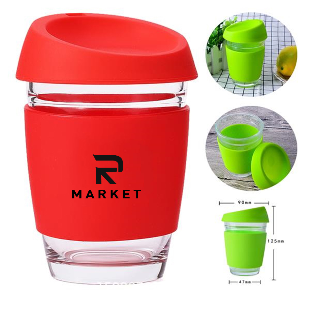 Glass Reusable Coffee Cup 3