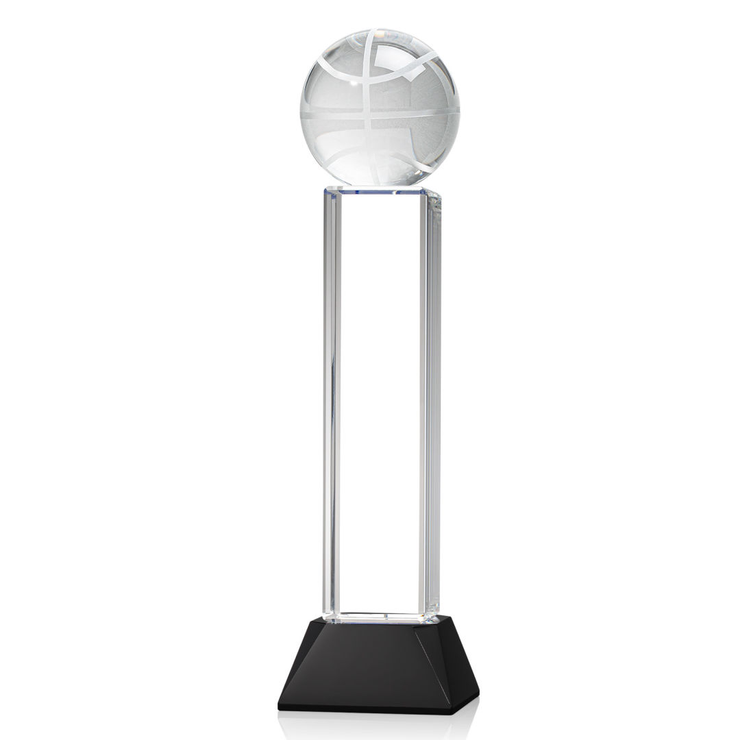 Basketball Award on Stowe Base - Black 11