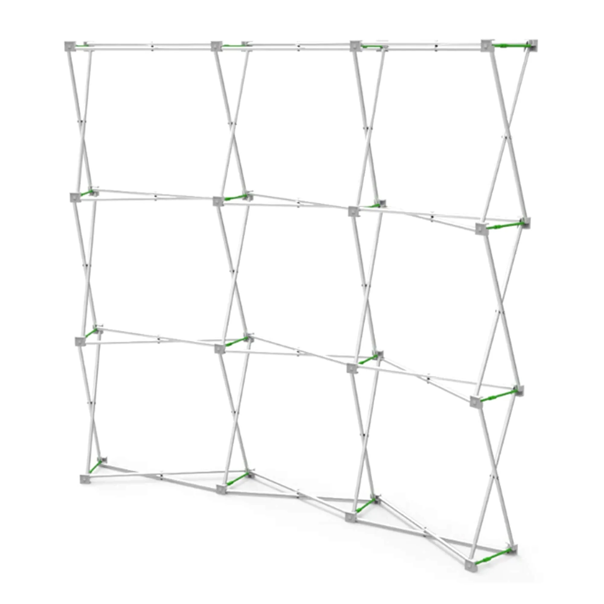 8ft Custom Curved Fabric Pop-Up Display 3