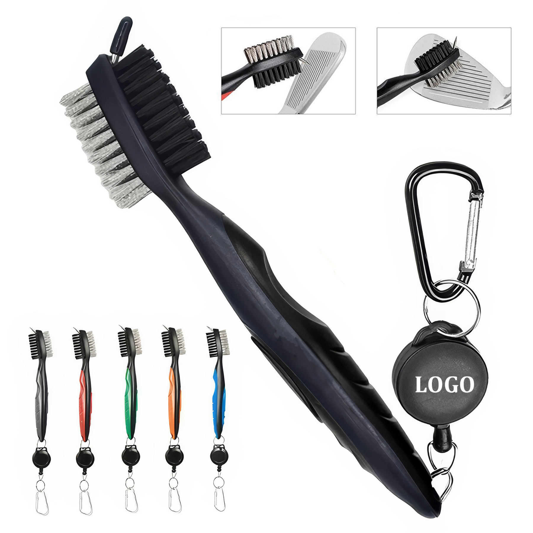 Retractable Golf Club Brush 2
