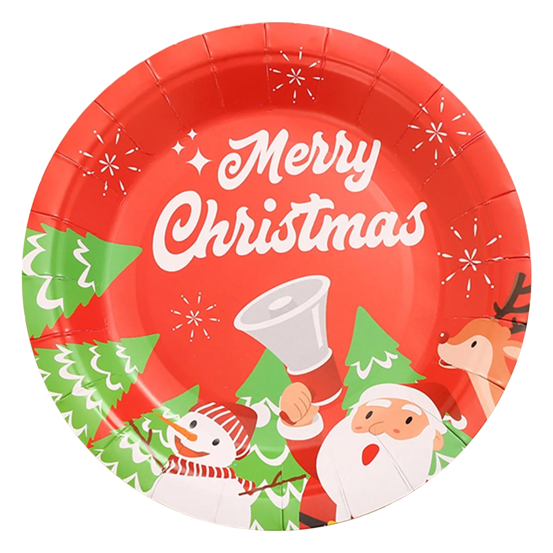 Disposable 9'' RoundPaper Plate 25