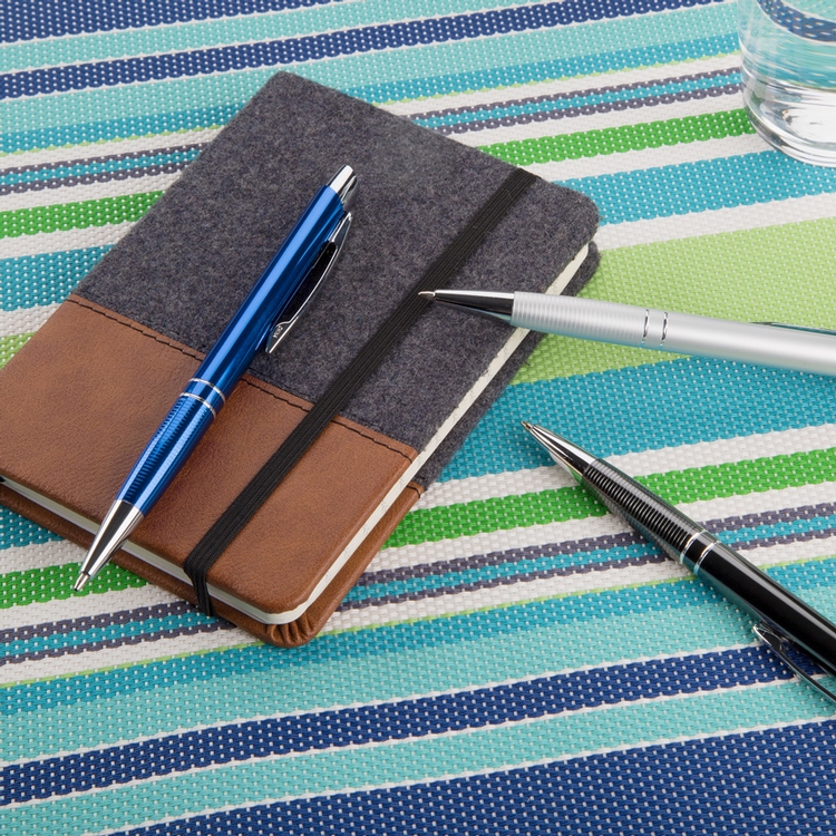 Klavier-V Click Pen with Knurled Grip & Chrome Trim 6