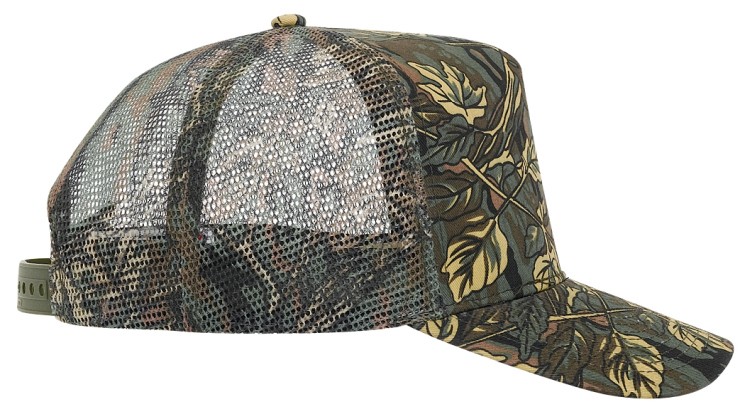 OTTO CAP® Camouflage 5 Panel Mid Profile Mesh Back Trucker Hat 17