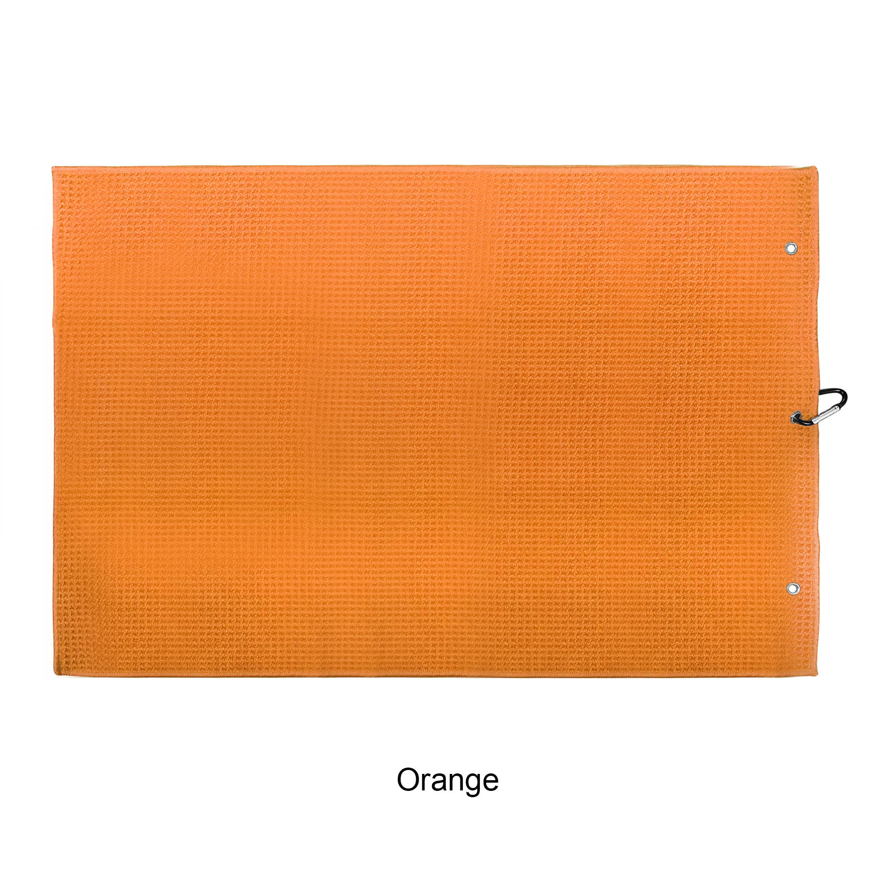Microfiber Waffle Two-fold Golf Towel w/ Carabiners Clip 16" x 24" 1