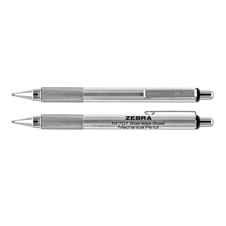 Zebra Stainless Steel Mechanical Pencil