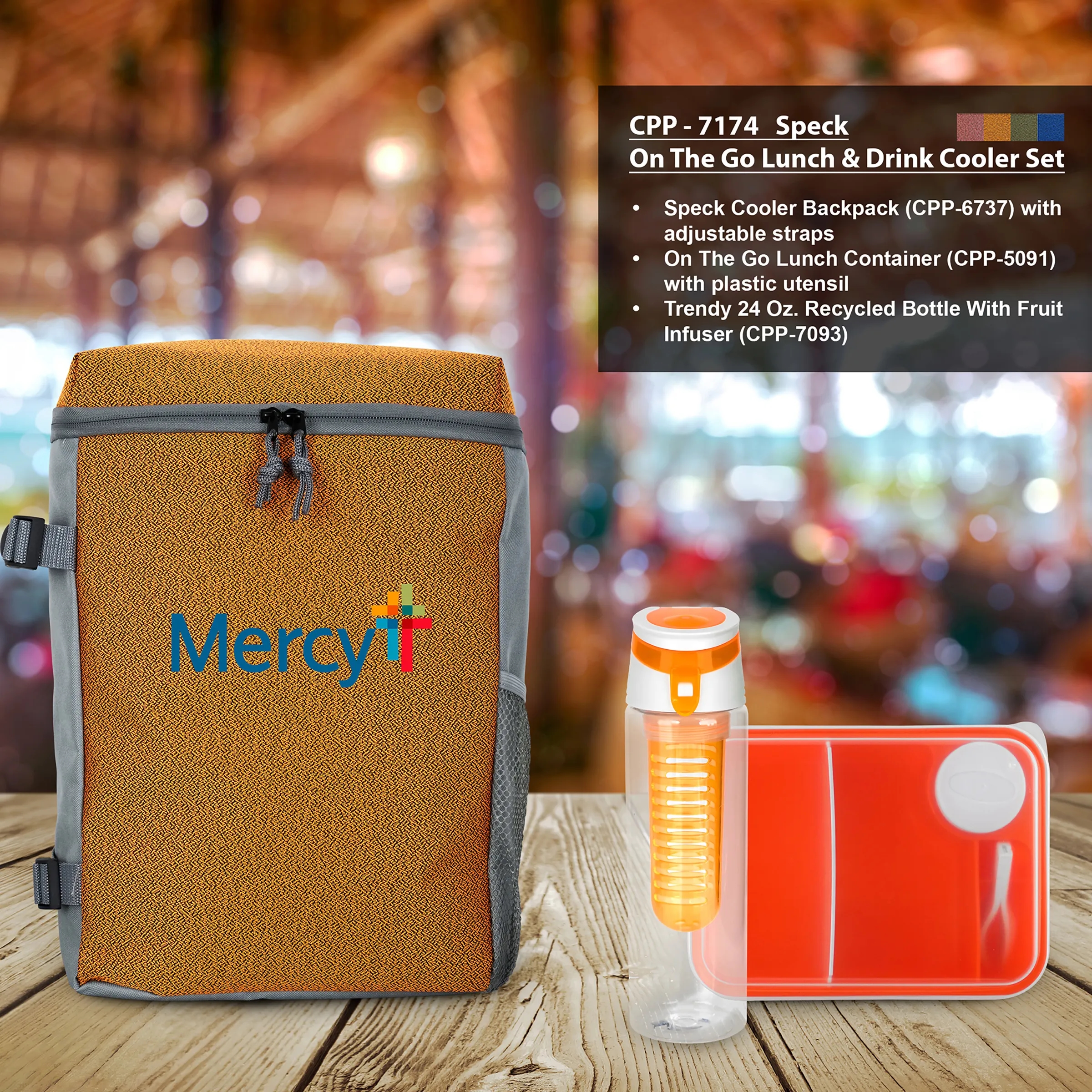 SPECK ON THE GO LUNCH & DRINK COOLER SET 6
