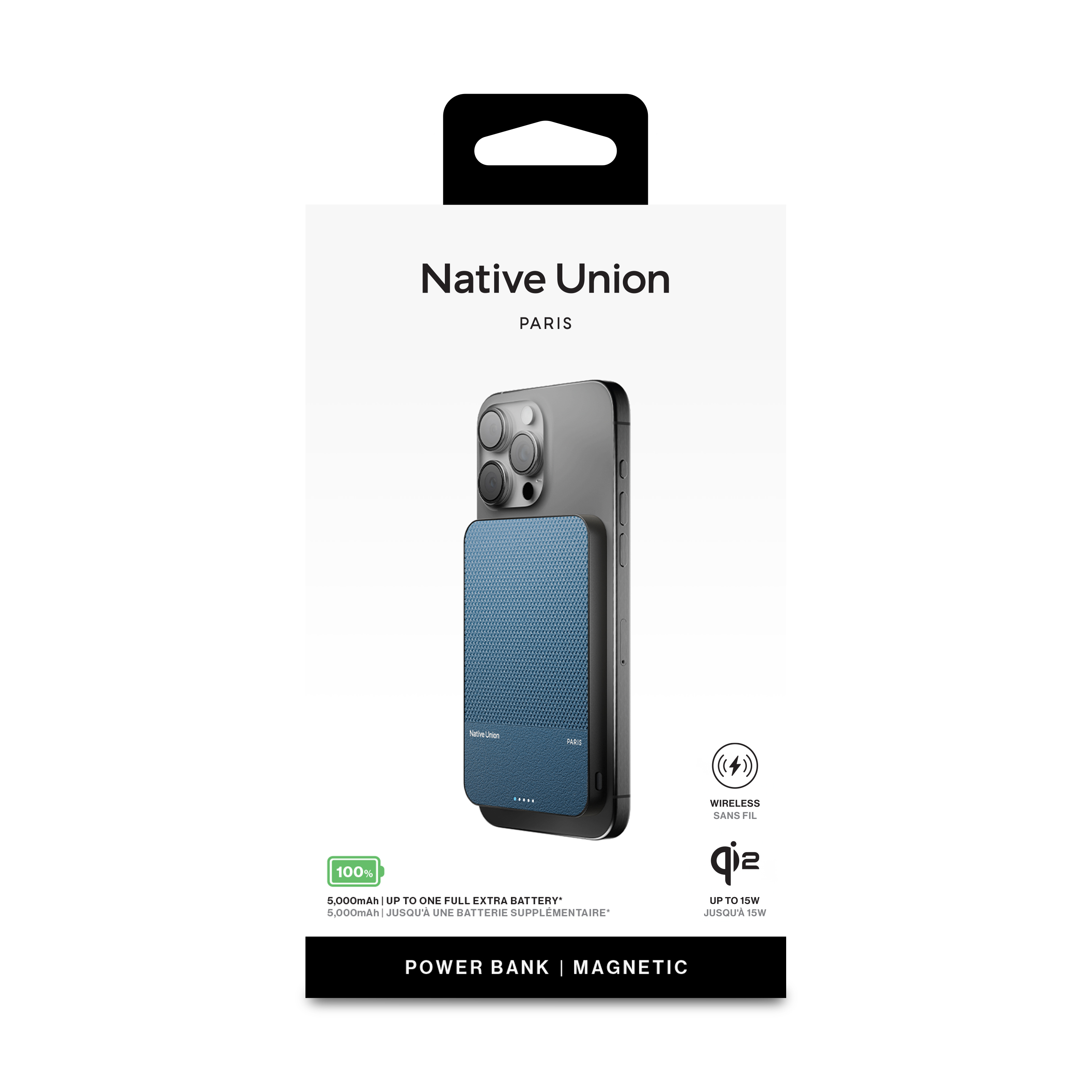 Native Union (RE)Classic Magnetic Power Bank 5000mAh 8