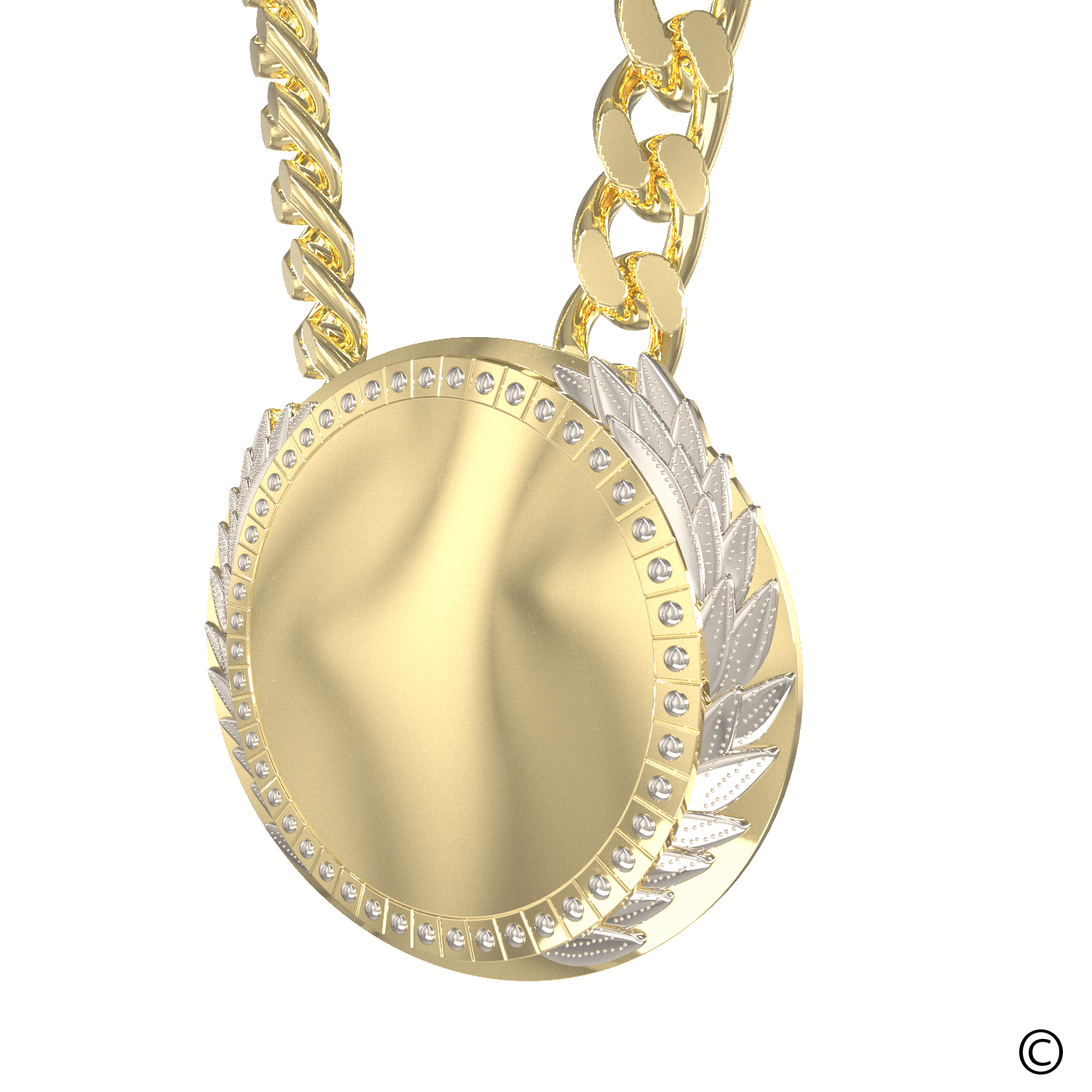 Express Vibraprint® Presidential Champ Chain w/ Chain 18
