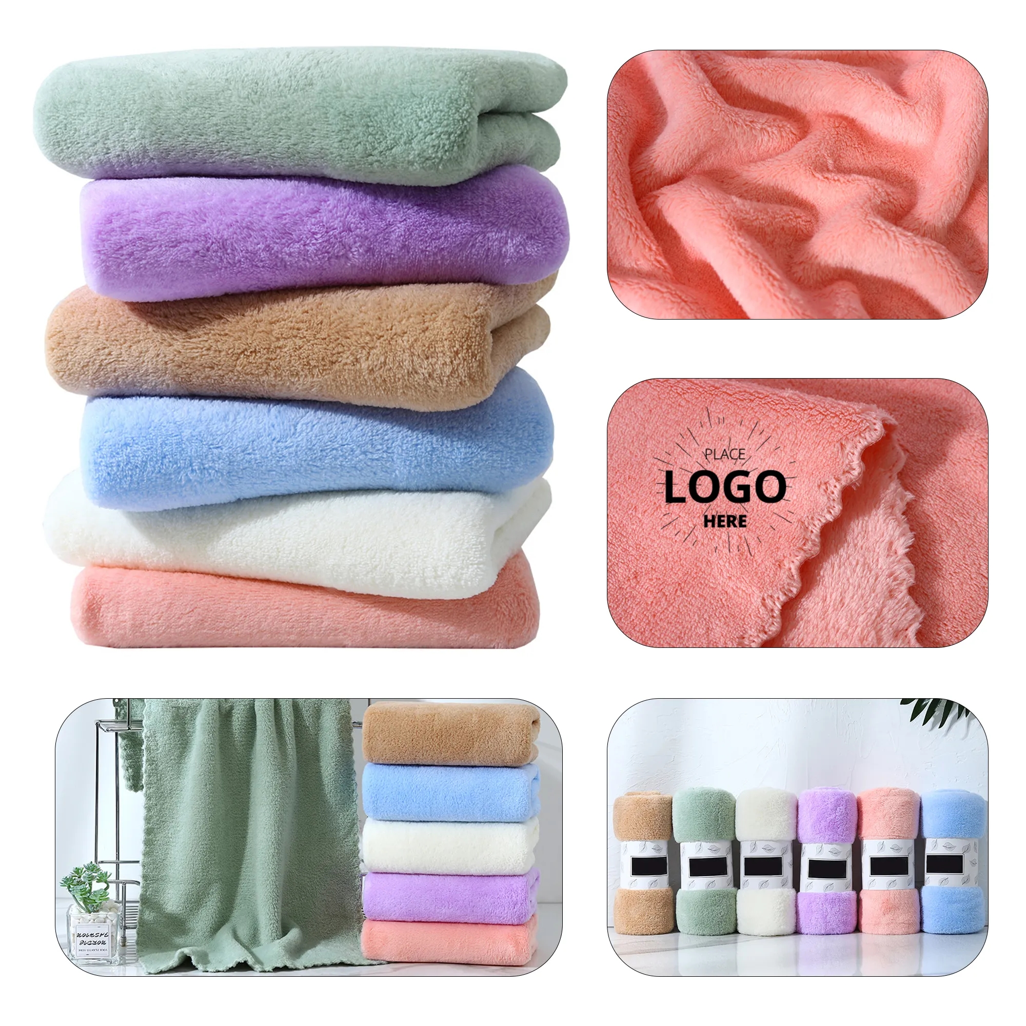Coral Fleece Towel 2