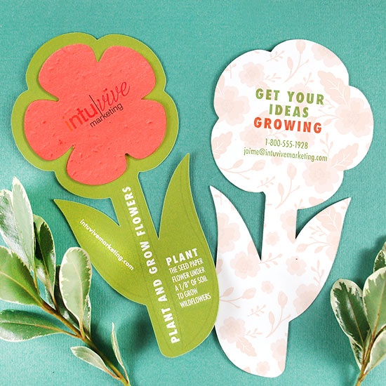 Double-Sided Rounded Flower With Plantable Shape 5