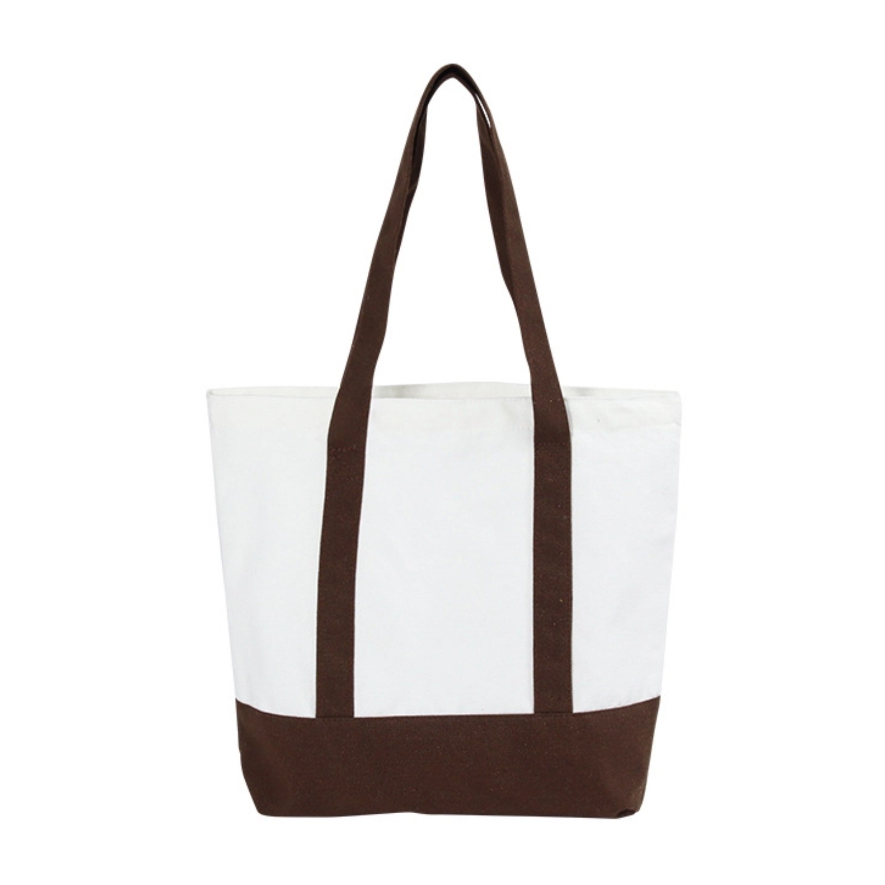 12Oz Cotton Canvas Boat Tote Bag With External Pocket 4