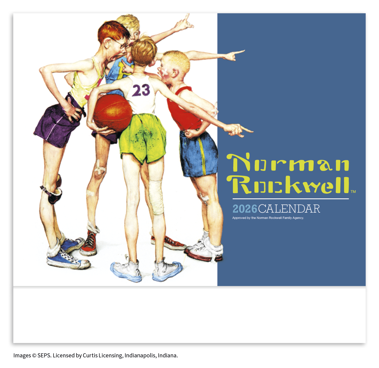HotLine® Products Norman Rockwell Appointment Calendar - Stapled 22