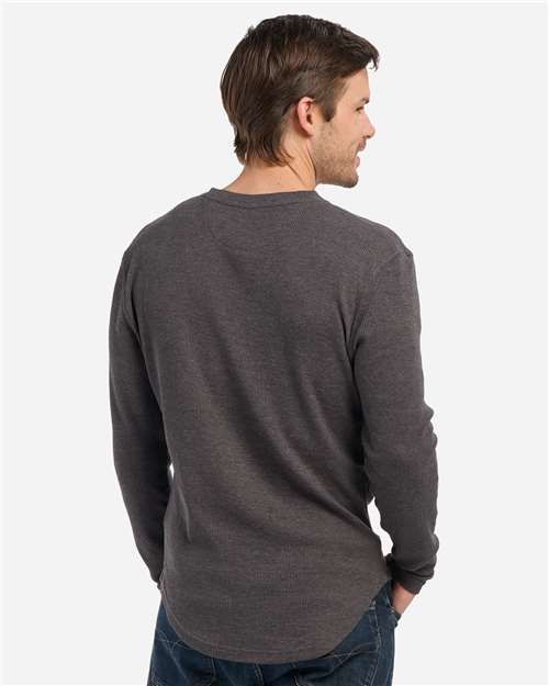 Men's Waffle Knit Long Sleeve T-Shirt - BM3103 11