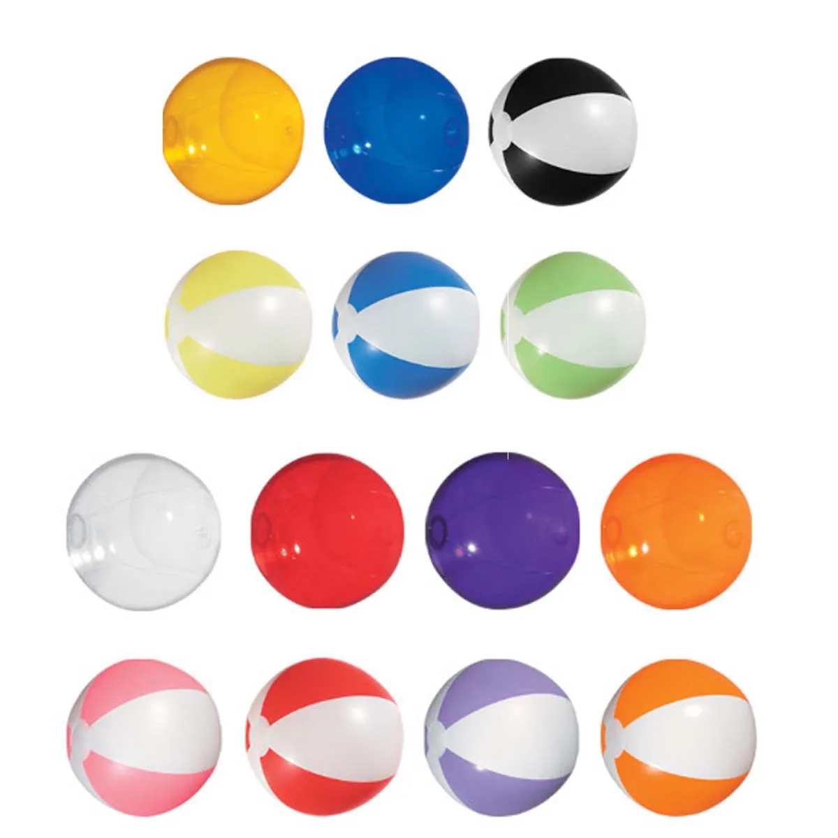 Summer Outdoor Rainbow Color PVC Sports Pool Beach Ball 5
