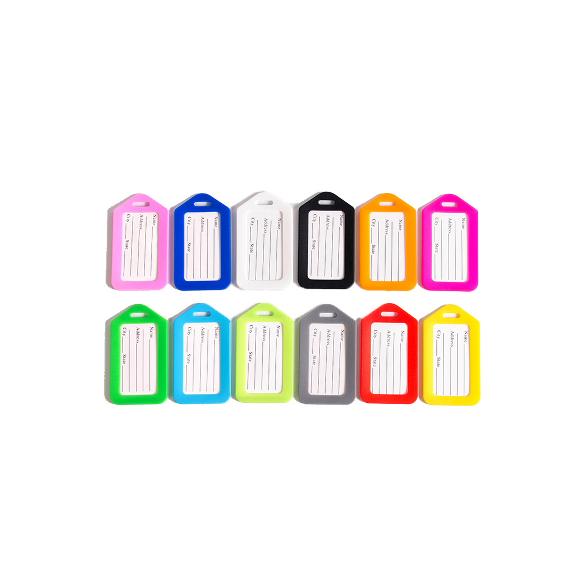 Plastic Luggage Tag With Card 4