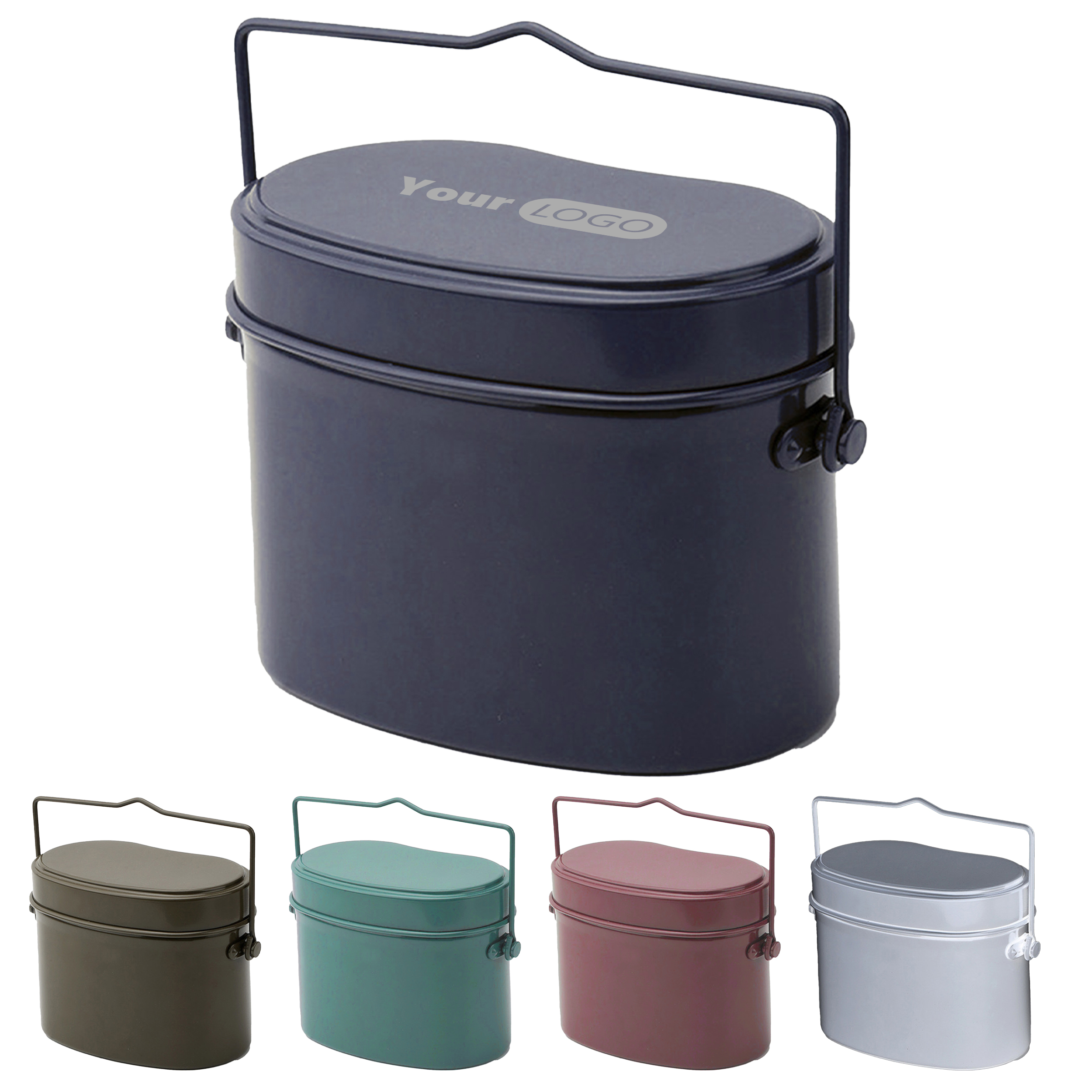 Aluminum Multi Functional Barbecue Lunch Box 2