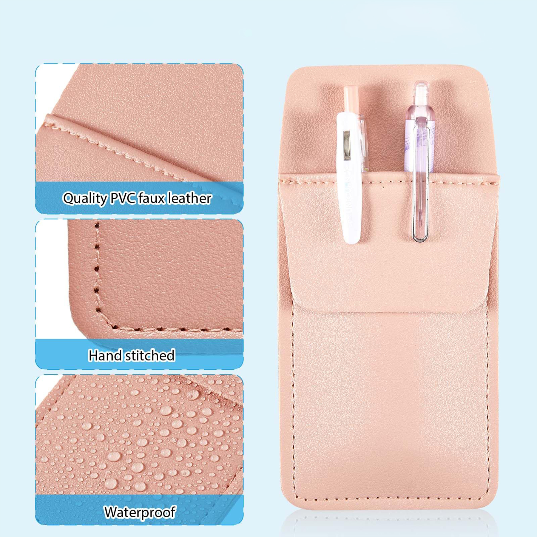 Leather Pen Holder Pouch 2