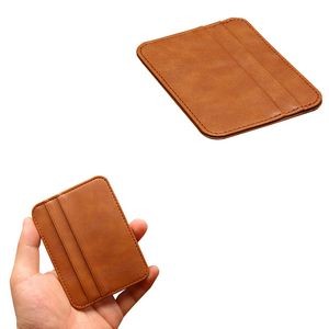 RFID Blocking 2 Sides PU Leather Card Holder Wallet 7