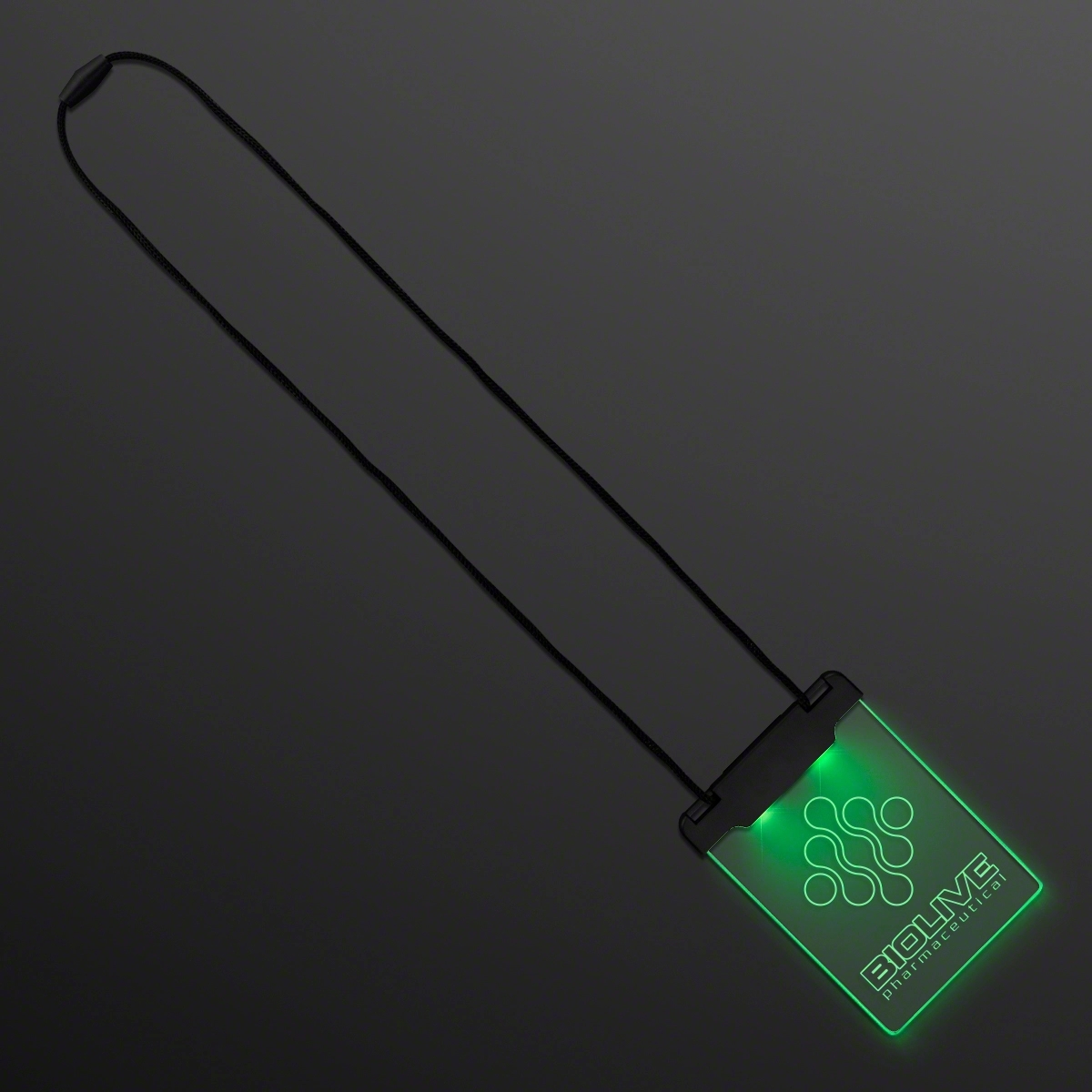 Laser Engraved - Space Glow Light Badge Necklace 5