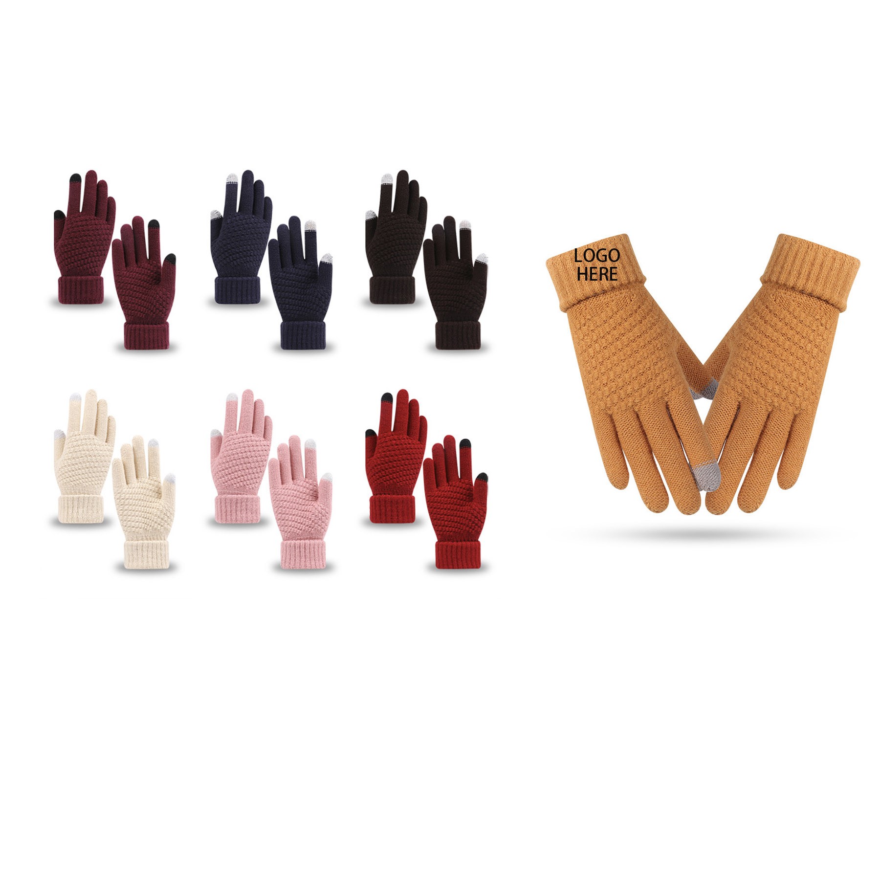 Winter Knit Gloves