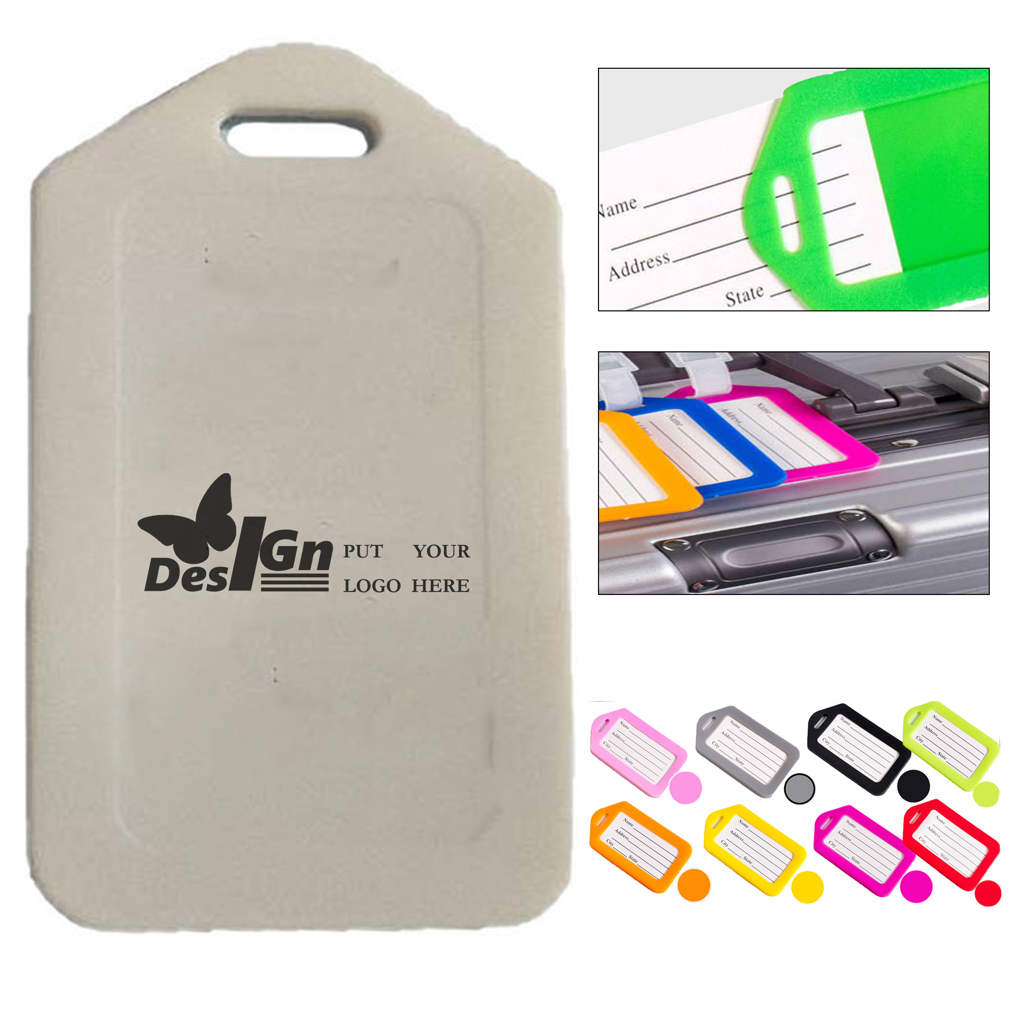 Travel Plastic Tote Luggage Tag 2