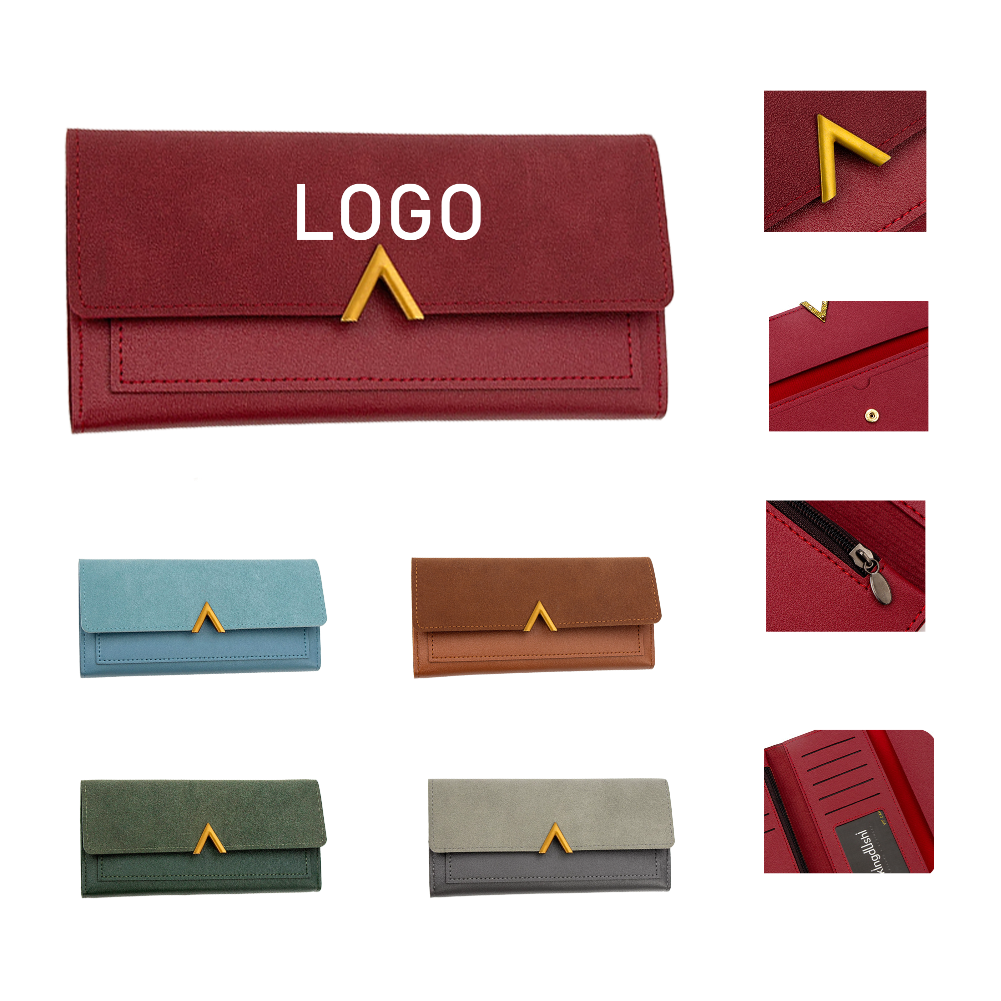 Leather Wallet With Card Slot 1