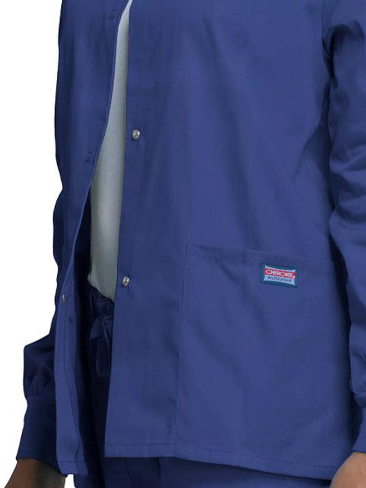 Cherokee - Workwear Originals - Women's 3-Pocket Snap Front Jacket 76