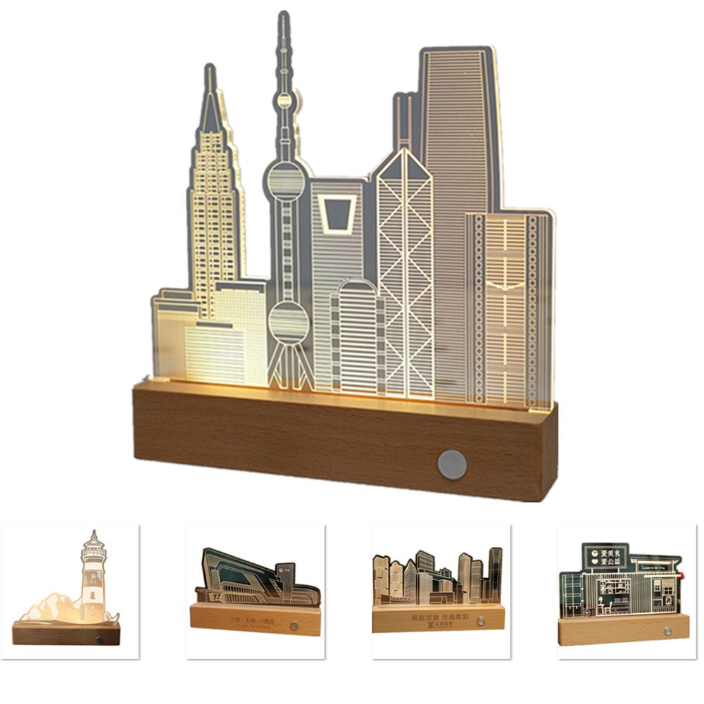 Personalized 3D Acrylic Night Light Base Rectangle 2