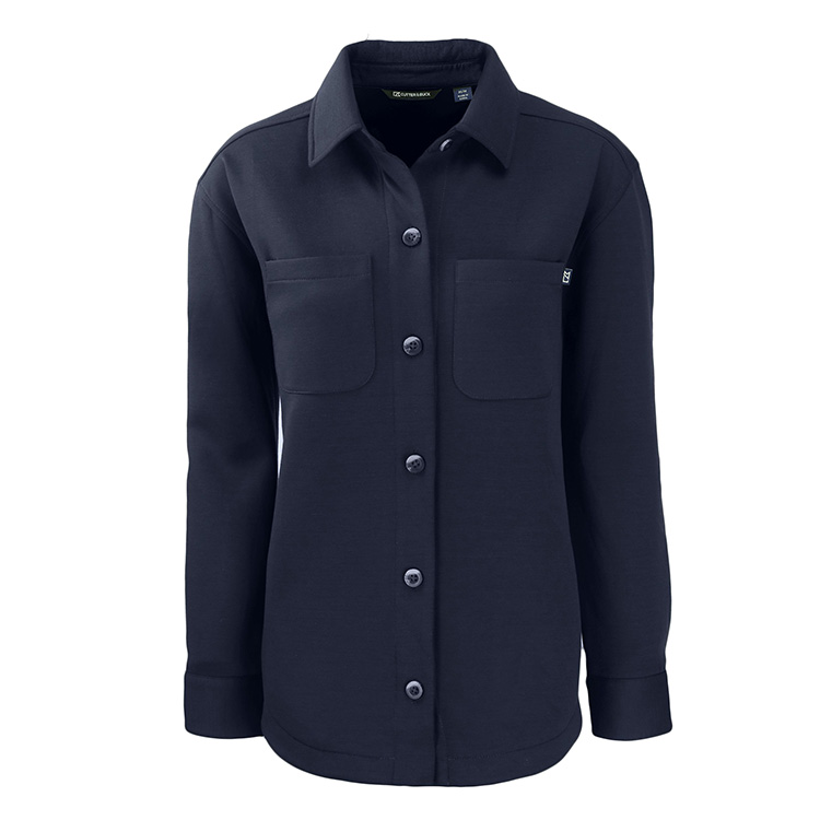 Cutter & Buck Ladies Roam Eco Knit Shirt Jacket 4