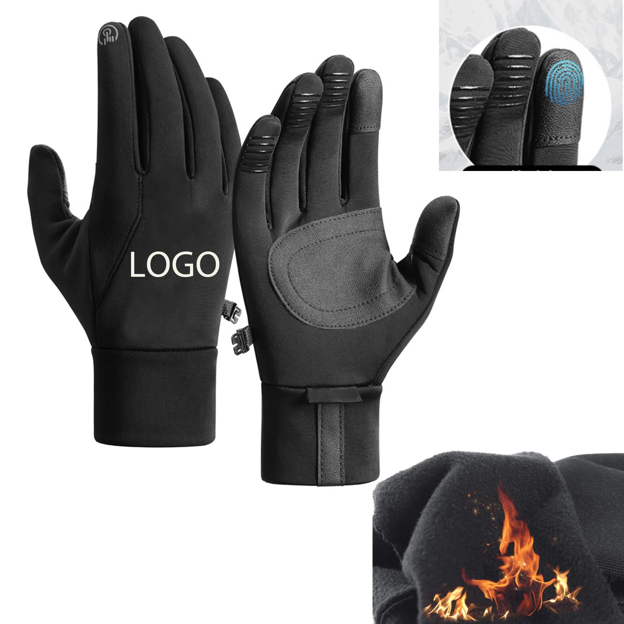 Winter Cycling Outdoor Windproof Sports Gloves 2